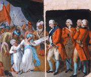 Mather Brown, Mather brown lord cornwallis receiving the sons of ipu as hostages